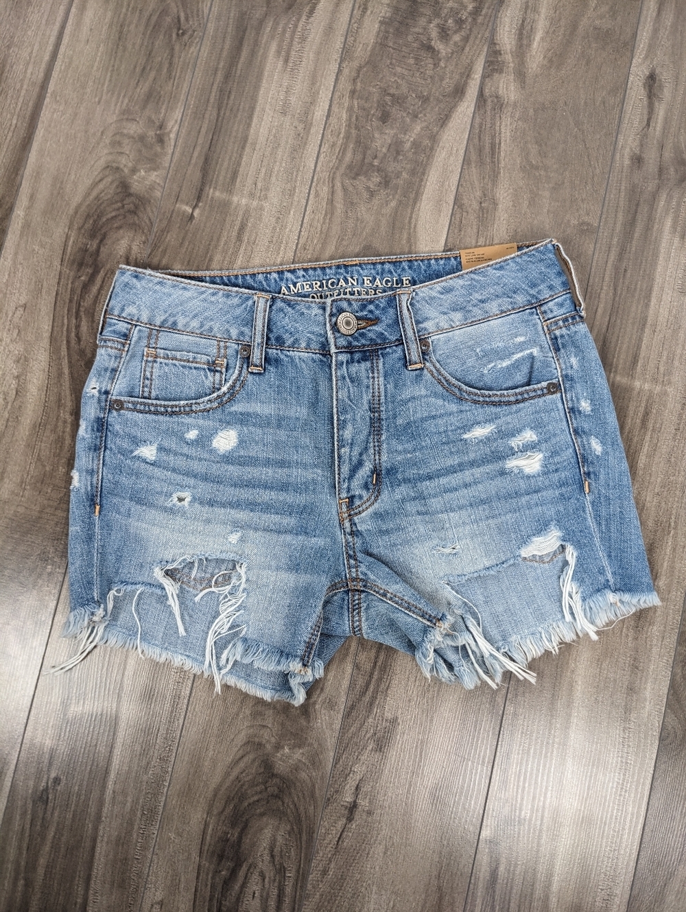 American Eagle Women's Shorts Tomgirl Size 00 100% cotton